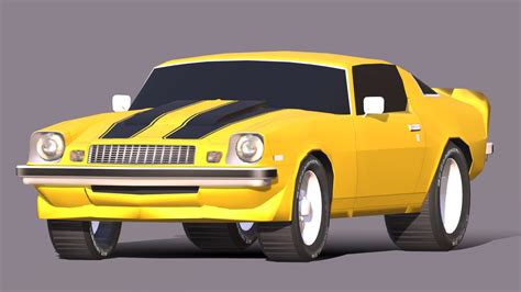 Chevrolet Camaro Bumblebee - Download Free 3D model by maregajavier ...