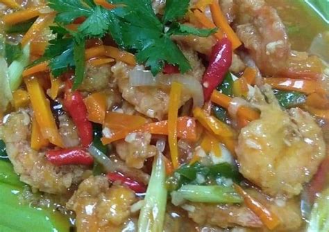 Resep Udang tepung goreng asam manis oleh Dapur Ummi Endang - Cookpad