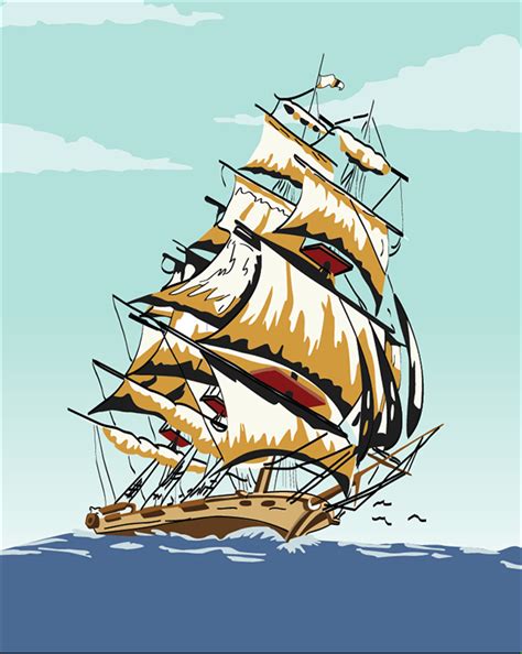 Pirate Ship | Vector Art on Behance