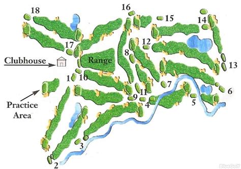 Deerpath Golf Course - Layout Map | Course Database