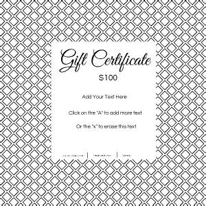 FREE printable gift certificate templates | Customize then Print