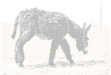 ASCII Art Animals Gallery of Images made from Text Ascii Art, Text Art, Donkey, How To Make ...