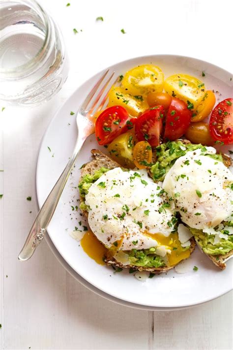 Avocado Toast With Poached Eggs and Parmesan | Avocado and Egg ...