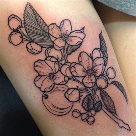 Amanda Abbott on Instagram: “Apple blossoms ” | Apple tattoo, Apple ...