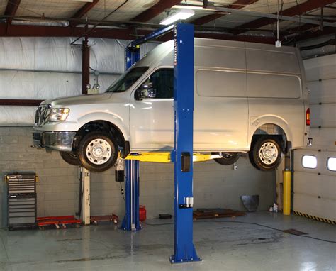 Efficiently Service High-Roof Vans with New Extended-Height Two-Post ...