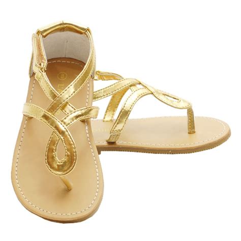 You will love the style and comfort of these gold spring sandals for ...