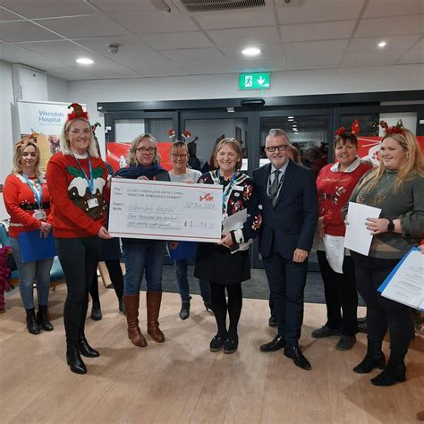 Werndale hospital raises £4,198 for Wales Air Ambulance - Herald.Wales