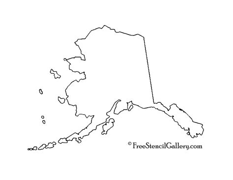 alaska-stencil | Stencils, Alaska art, Free stencils