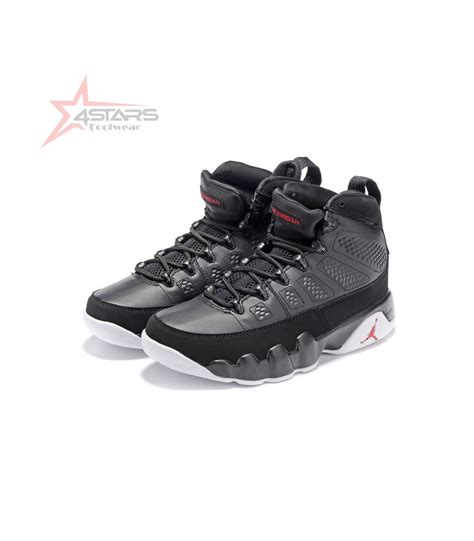 Air Jordan 9 Black White Varsity Red