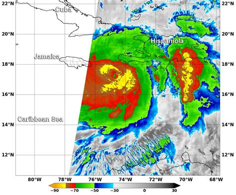 Matthew Arrives: Huge Hurricane's Landfall Captured by Satellites ...