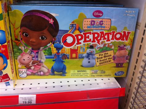 Toys R Us ,, Doc McStuffins operation game | Operation game, Hasbro ...