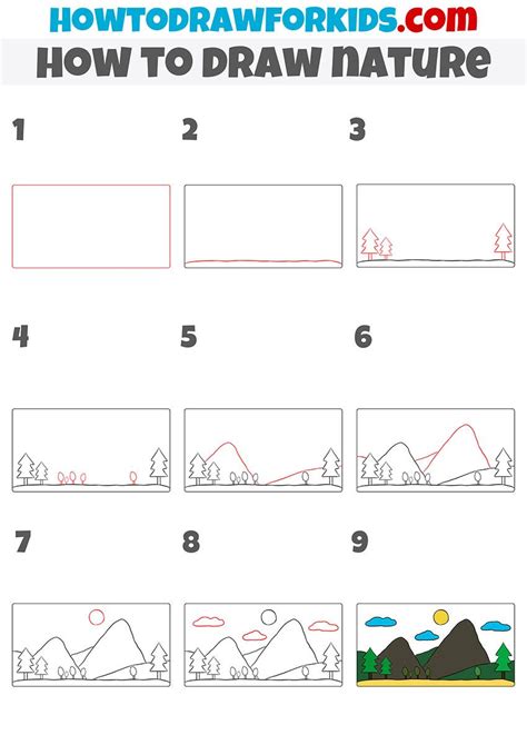 How to draw nature – Artofit