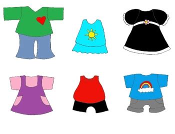 Kids in Action: Paper Dolls for Spring and Summer Clip Art 36 PNG's
