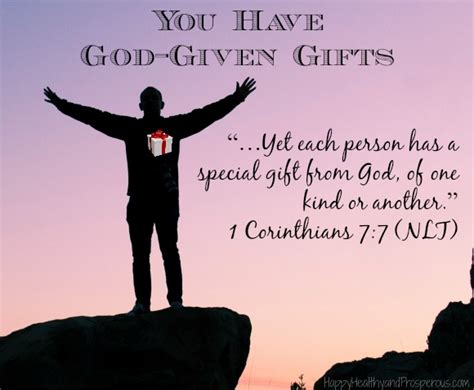 You Have God-Given Gifts - Happy, Healthy & Prosperous