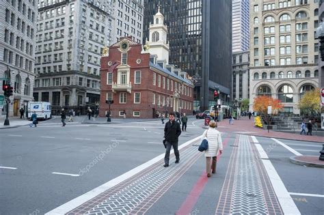 Boston Freedom Trail and Old State House – Stock Editorial Photo © superbo #57687465