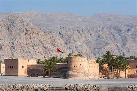 Khasab Fort in Musandam Governorate of Oman Stock Image - Image of muscat, mountain: 151675787