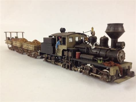 Various Logging type geared steam locomotives - Shay, Willamette ...