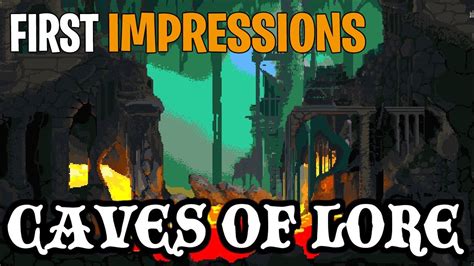 Caves of Lore | Retro Tactics RPG | First Impressions Overview - YouTube