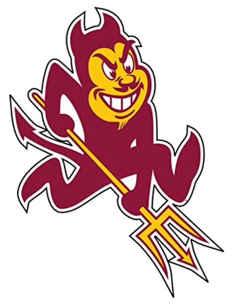 ASU Arizona State Sun Devils 4 Sparky Premium Die-Cut