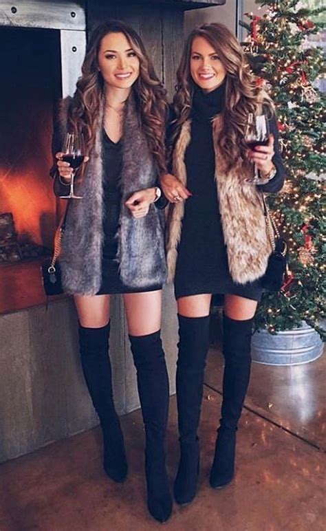 Find out these nice & adorable winter party outfits, Winter clothing ...