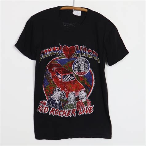 1980s Sammy Hagar Live Concert Shirt – WyCo Vintage