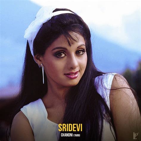 Sridevi: Sridevi in Switzerland on the sets of Chandni (1989)