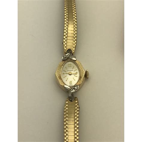 Longines Wittnauer Ladies 14K Gold Case Watch – ELI ADAMS JEWELERS