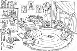 Room Coloring Sheets sketch template