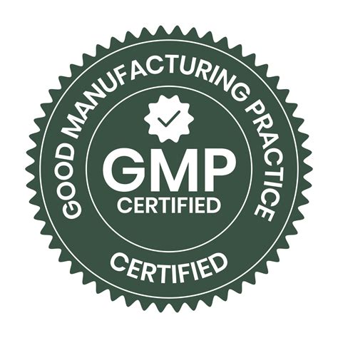 GMP Certified or Good Manufacturing Practice Certified Badge, Stamp, Icon, Seal, Label, Tag ...