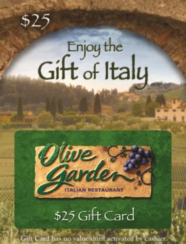 Olive Garden $25 Gift Card, 1 ct - Fred Meyer