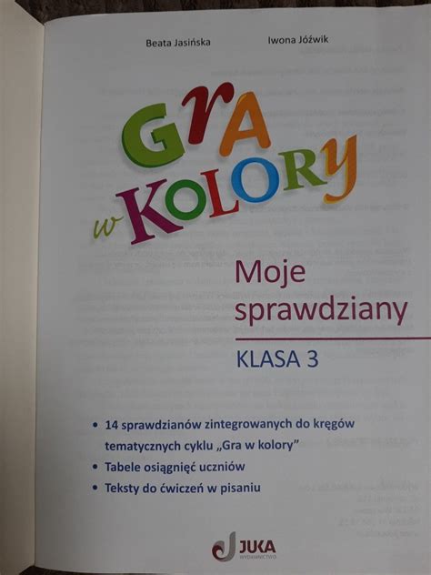 Gra w Kolory Sprawdziany klasa 3 | Katowice | Kup teraz na Allegro Lokalnie