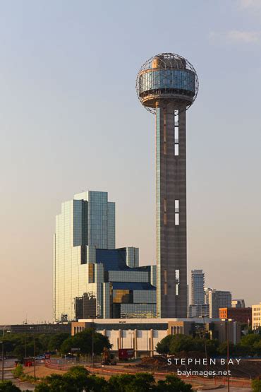 Photo: Reunion Tower and the Hyatt Regency Dallas.