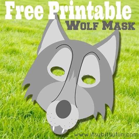 Free Printable Wolf Mask Template - Itsy Bitsy Fun