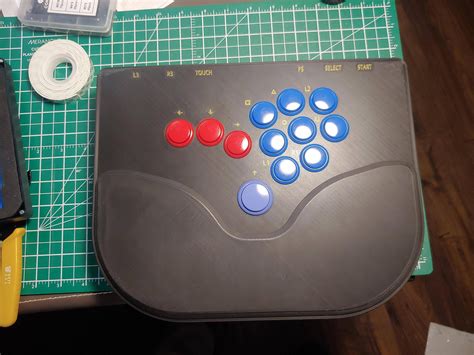 3D Printed Custom Layout Hitbox : fightsticks