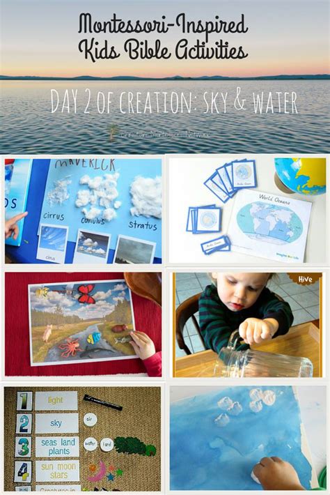 Creation Sky and Water Hands-On Learning Activities