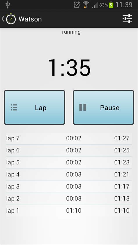 Watson - Multiple Stopwatches and Timers - App on Amazon Appstore