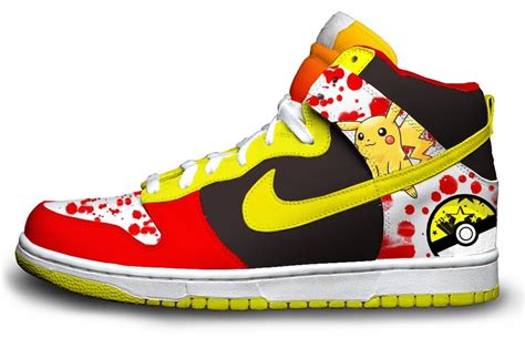 Nike SB Dunk Cartoon Shoes : 10 Top Pokemon Anime Character Pikachu ...