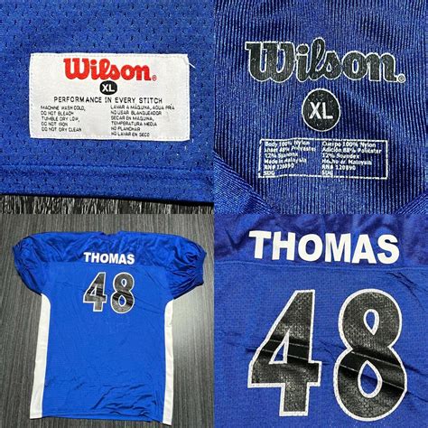 Air Force Football Jersey Men XL Adult Blue Wilson... - Depop