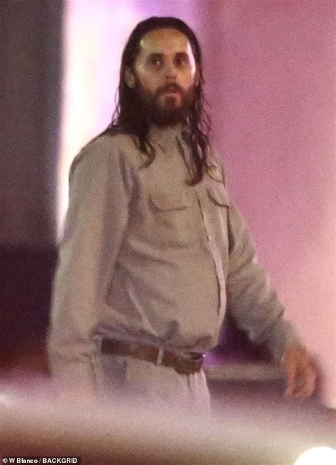 Jared Leto looks unrecognisable while on the set of new thriller Little Things with Rami Malek ...