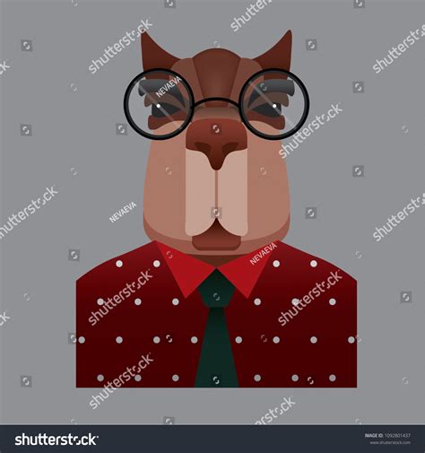 Funny Capybara Sunglasses Stock Vector (Royalty Free) 1092801437 | Shutterstock