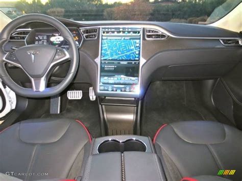 Grey Interior 2014 Tesla Model S P85D Performance Photo #101909312 ...