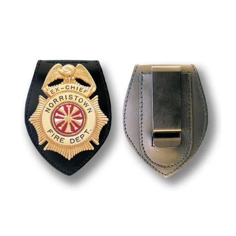 Universal Leather Belt Badge Holder – MaxArmory