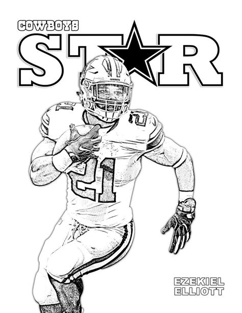 Dallas Cowboys Coloring Pages