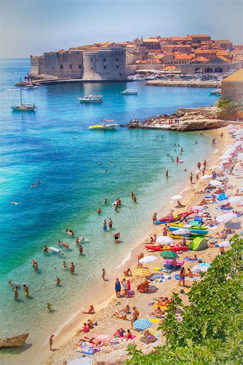 Beach in Dubrovnik, Croatia | Croatia beach, Places to travel, Croatia