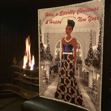 African Christmas Cards | African Print Christmas Cards - Doria Adoukè