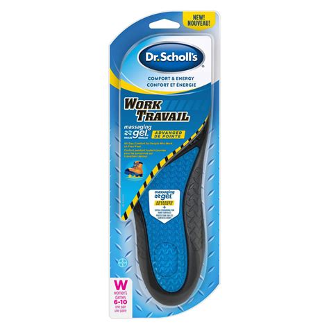 Dr. Scholl’s Comfort & Energy Work Insoles with Massaging Gel Advanced, Men | Walmart Canada