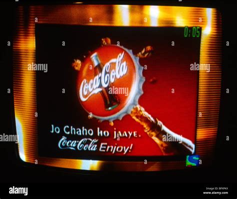 Mumbai India Television Advertisement Coca Cola Stock Photo - Alamy