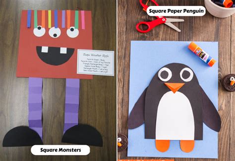 20 Unique Square Activities & Crafts For Various Ages - Teaching Expertise