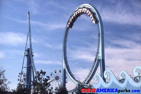 THE TIDAL WAVE roller coaster at Marriott's GREAT AMERICA parks | Great ...