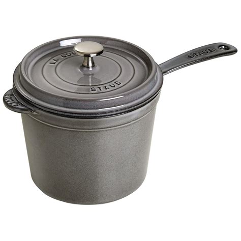 Staub Saucepan - Graphite grey 2 sizes